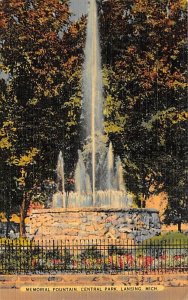 Central Park Memorial Fountain - Lansing, Michigan MI