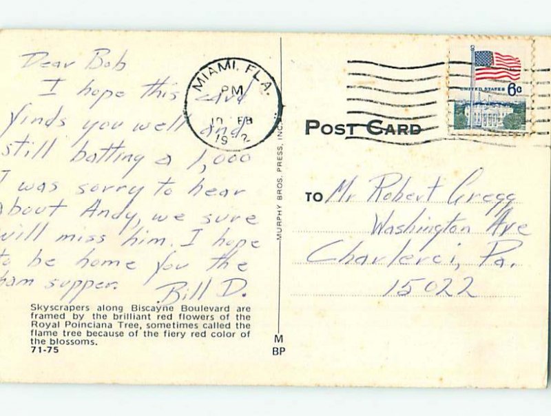 Pre-1980 BISCAYNE BOULEVARD Miami Florida FL AF0568