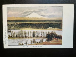 Vintage Postcard 1905 Mount Saint Helens 98 Miles from Seattle Washington