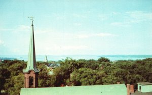 Postcard View Of Casco Bay From Observatory Portland Maine ME Bicknell Pub.