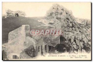 Old Postcard Environs Arles Les Baux Said House Belle Vue