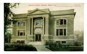 VT - Barre. Aldrich Public Library 