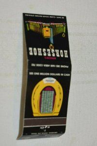 Binion's Horseshoe Casino Las Vegas Nevada 20 Strike Matchbook Cover