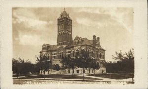 Beloit Kansas KS Court House c1910 Real Photo Vintage Postcard