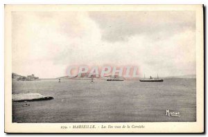 Postcard Old Marseille views of the Corniche Islands