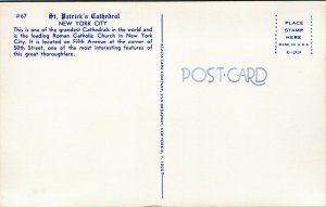 St. Patrick's Cathedral, New York City  aerial view