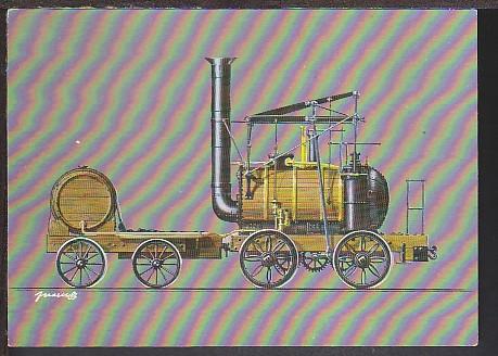 Historic Locomotive Postcard BIN 