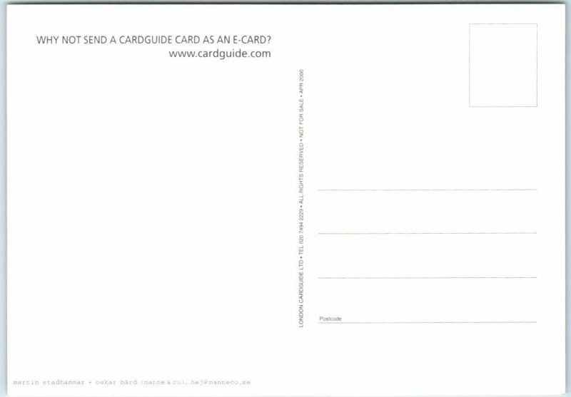 Postcard - Why not send a cardguide card as an E-card?