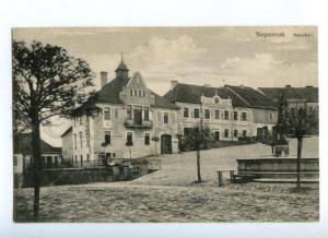 172305 CZECH Nepomuk town Vintage postcard