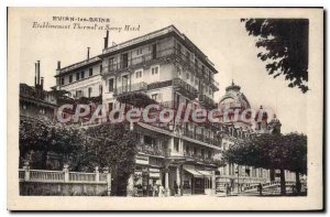 Old Postcard Evian Les Bains Etablissement Thermal And Savoy Hotel