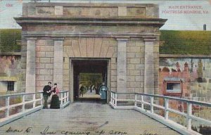 Virginia Fortress Monroe Main Entrance 1909