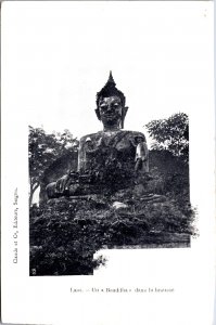 Laos Un Bouddha Dans La Brousse Postcard 09.65