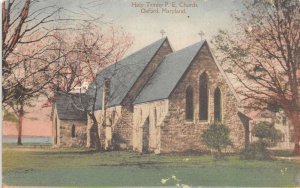 Oxford Maryland Holy Trinity PE Church Vintage Postcard AA66728