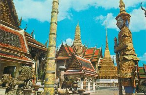 Postcard Thailand Bangkok Emerald Buddha Temple