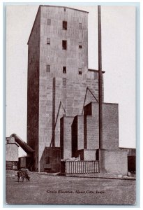 c1910 Grain Elevator Exterior Building Sioux City Iowa Vintage Antique Postcard