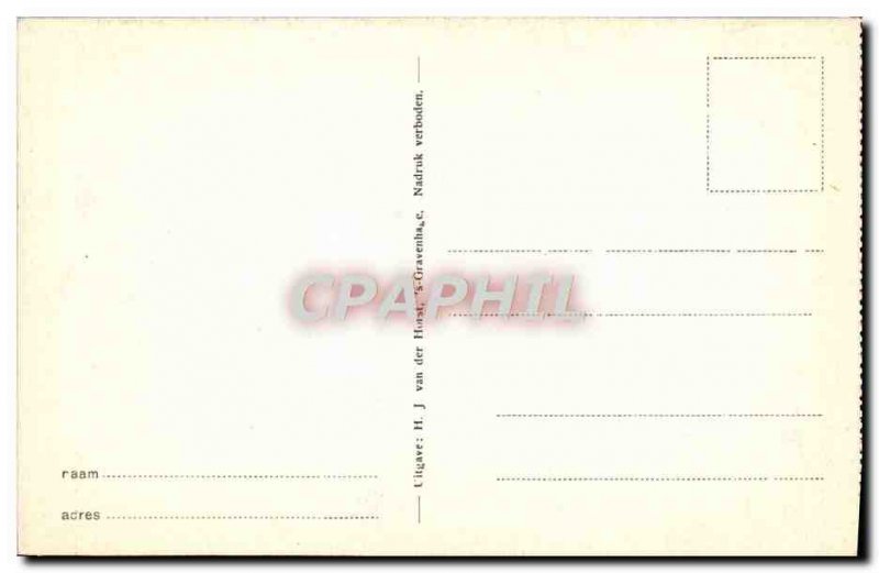 Old Postcard Gravenhage Gevangenpoort Geijolen