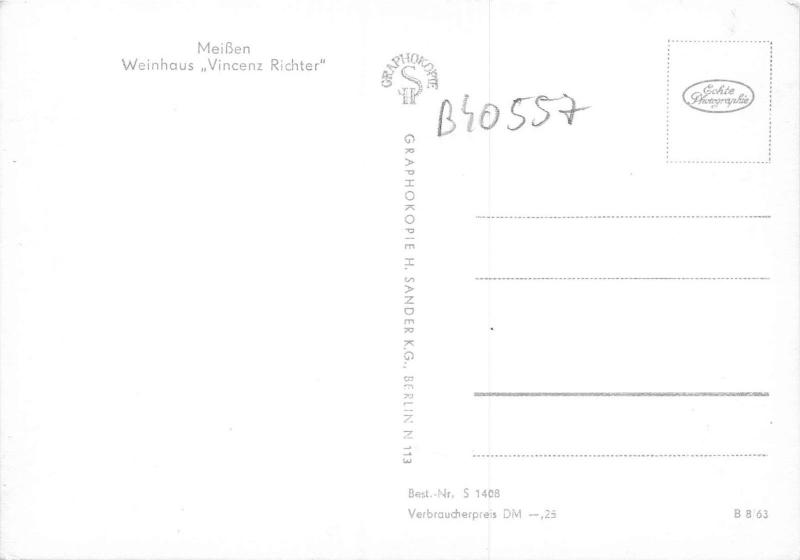 B40557 Meissen Weinhaus Vicenz Richter  germany