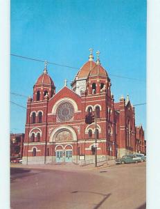 Unused Pre-1980 CHURCH SCENE Zanesville Ohio OH hs7204