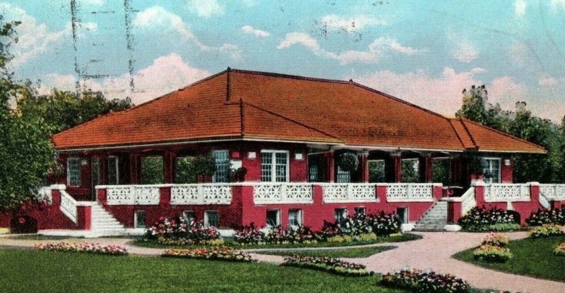 c.1915-20s John Ball Park Pavilion Grand Rapids Michigan Vintage Postcard P79 
