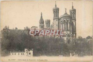 Postcard Old Lyon Notre Dame de Fourviere the Apse