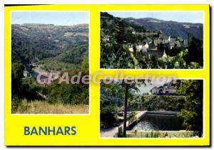 Postcard Old Banhars Aveyron The campground Laurariol General view The Swimming