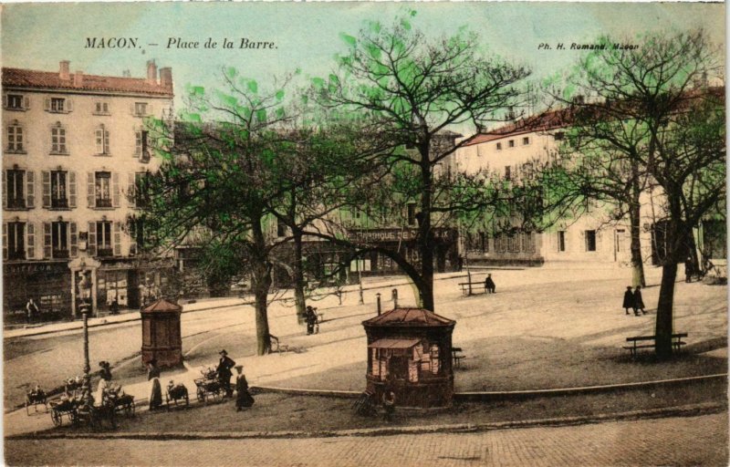 CPA Macon Place de la Barre FRANCE (953089)