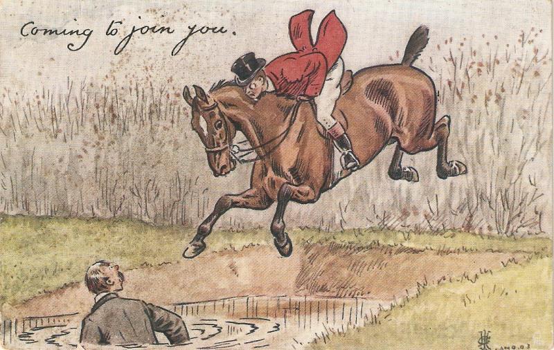 J. H. Jalland. Coming to join you Tuck Oilette Tally Ho Series PC #