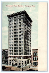 c1952's Tennessee Trust Building Building Classic Car Memphis Tennessee Postcard