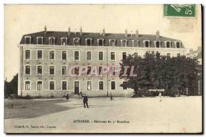 Old Postcard Auxerre Building From 3rd Battalion Army