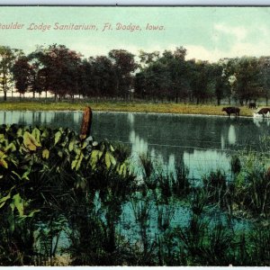 c1910s Fort Dodge, IA Farm by Boulder Lodge Sanitarium Hospital PC Fryslie A184