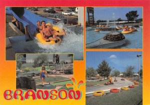 BRANSON Missouri MO ~WATER PARK~Miniature Golf Course~GO KARTS Oversize Postcard