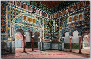Sevilla Alcazar Salon De Embajadores Museum in Seville Spain Postcard