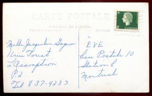 h2863 - ST. ALPHONSE Quebec 1940s Lac Rouge Cottages. Real Photo Postcard