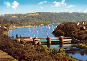 GG11407 Essen Baldeneysee Lake Boats Barrage Panorama Lac