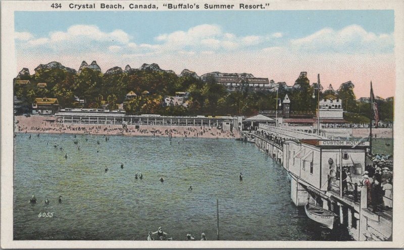 Postcard Crystal Beach Canada Buffalo's Summer Resort