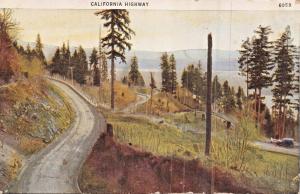 CALIFORNIA  HIGHWAY POSTCARD 1930s