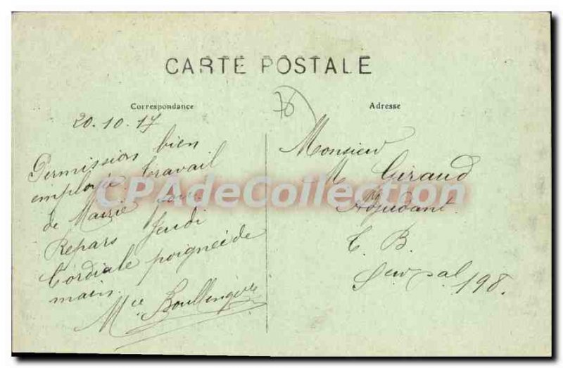 Old Postcard Yvetot Chateau Des Rois