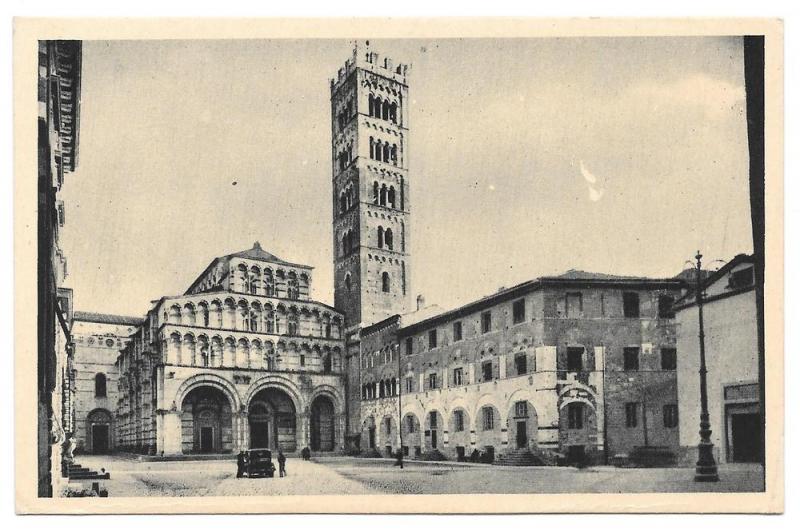 Italy Lucca Toscany Cathedral San Martino Postcard