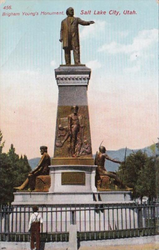 Utah Salt Lake City Brigham Young Monument