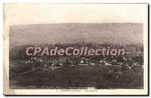 Postcard Old Chablis Vue Generale