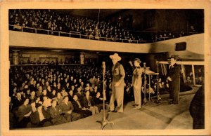 Broadcasting Studio of Columbia Broadcasting Co. w/ Ken Murray RP Postcard PC189