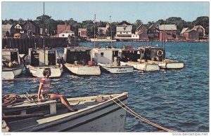Fishing Boats at the Harbour, St. Andrews, New Brunswick, Canada, 40-60´s