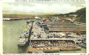 Balboa Docks & Pier 18 Canal Zone Panama Unused 