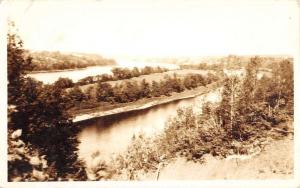 Hartland NB Canada Scenic Birdseye View Real Photo Antique Postcard K77626