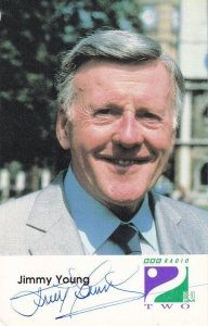 Jimmy Young Radio 2 Hand Signed Cast Card Photo