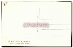 Old Postcard Old Colmar Unterlinden Le Cloitre (Museum)
