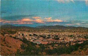 Birdseye 1950s Santa Fe New Mexico Postcard Petley 3774