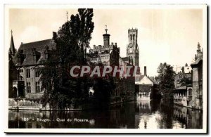 Postcard Old Bruges Quai du Rosaire