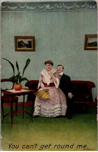 Romance - You Can't get Round Me - Couple on Couch - in 1910