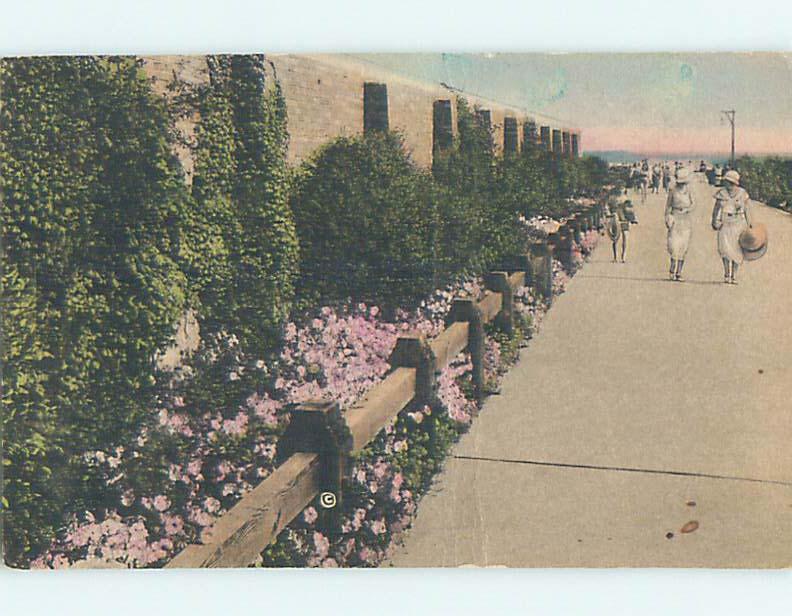 Bent D-back WALKWAY AT JONES BEACH NEAR WAUTAGH Long Island New York NY M8048